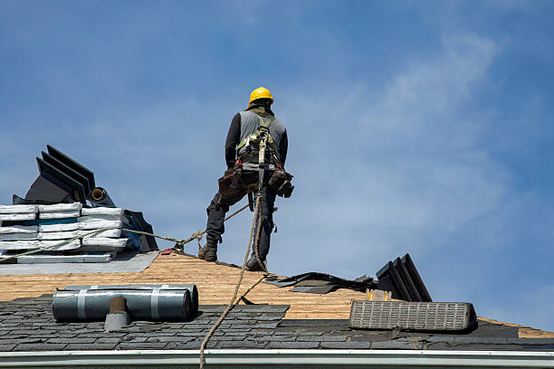 Professional Roof Replacement technician working in Westbrook, CT
